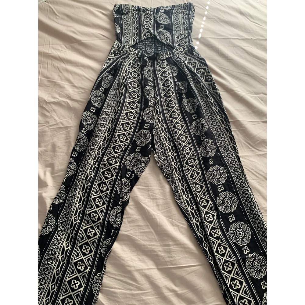 Hollister black jumpsuit